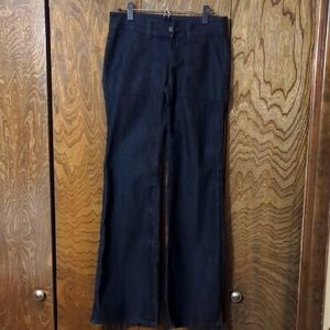 Ann Taylor Dark Blue Wide-Leg Pants 4